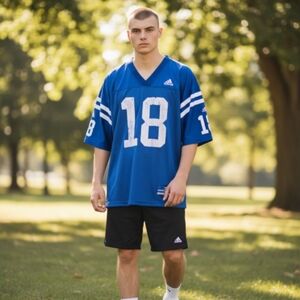 Adidas Blue Men's Manning Jersey